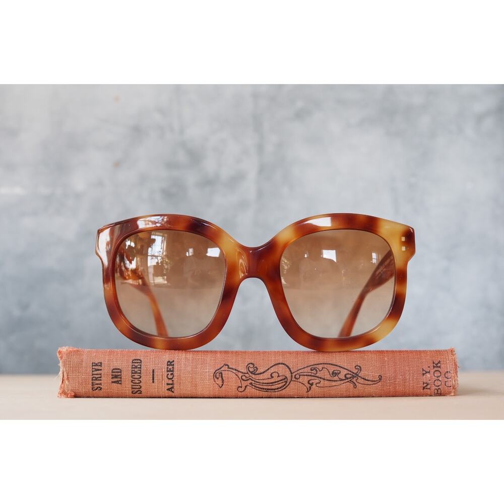 Vintage EMMANUELLE KHANH PARIS 5050 Multicolor brown Sunglasses France 1990s